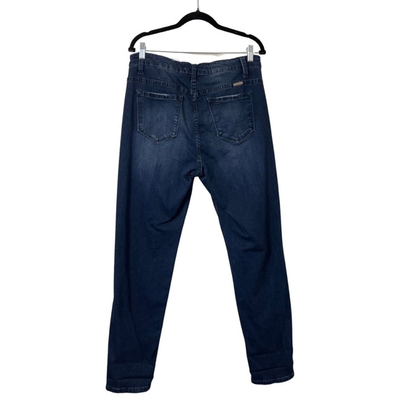 Kancan Jeans Size 31 12 High Rise Dark Wash Stretchy Ankle Skinny Non-Distressed - Picture 3 of 8
